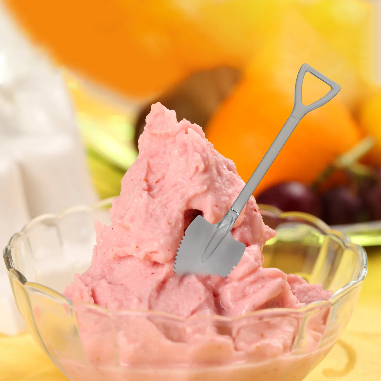 

4pcs Stainless Steel Fruit Spoon Serrated Edges Scraping Spoon For Grapefruit Watermelon Pear Mud Scoop Utensils Kitchen Tools