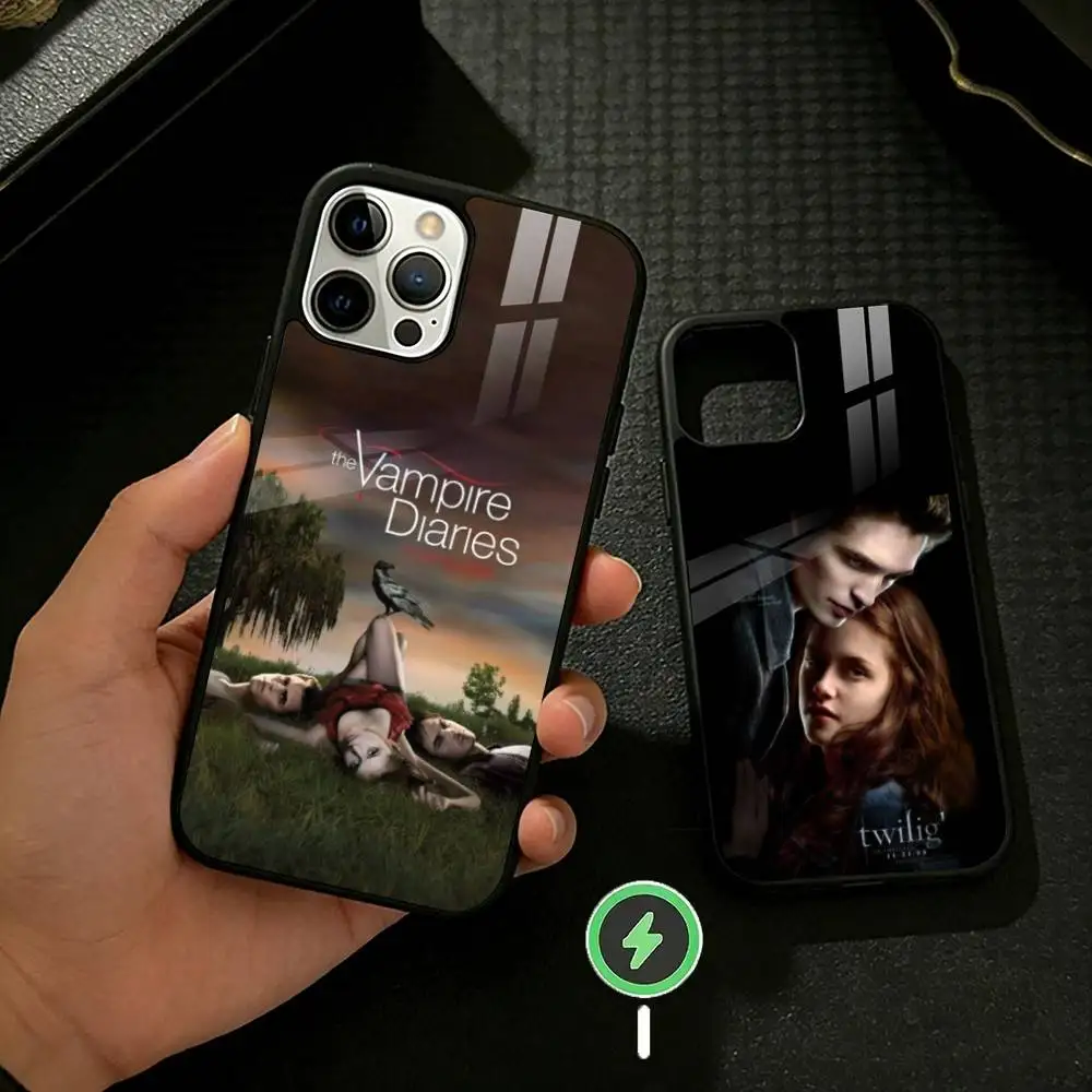 

the Vampires Poster Diaries Phone Case For iPhone 17/16/15/14/13/12/Plus/Pro/Max for Magnetic Wireless Charging