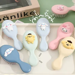 Kawaii Hello Kitty Air Cushion Comb Cartoon Sanrio Kuromi Cinnamoroll Anime Doll Cute Girl Heart pettine portatile regali per ragazze