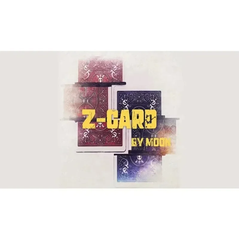 Z-Card RED or Blue by MOON Gimmicks Card Magic Trick Decks Street Performer Close up Magic Tricks  lose up Magia Props Magician