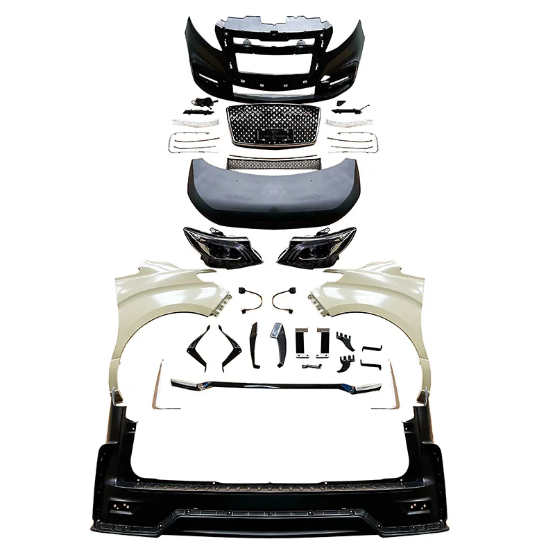 Suitable for  Transit Rui Ou's Entire Range of Front and Rear Bumper Modifications, Grille, Headlight Accessories, Bumper