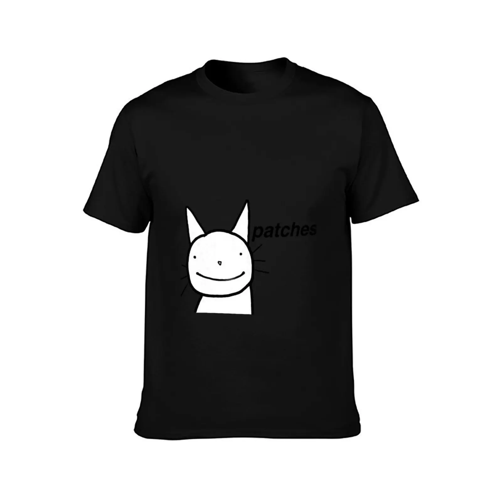 Patches dreams cat T-Shirt All Match Print Short Sleeve Top T-Shirt