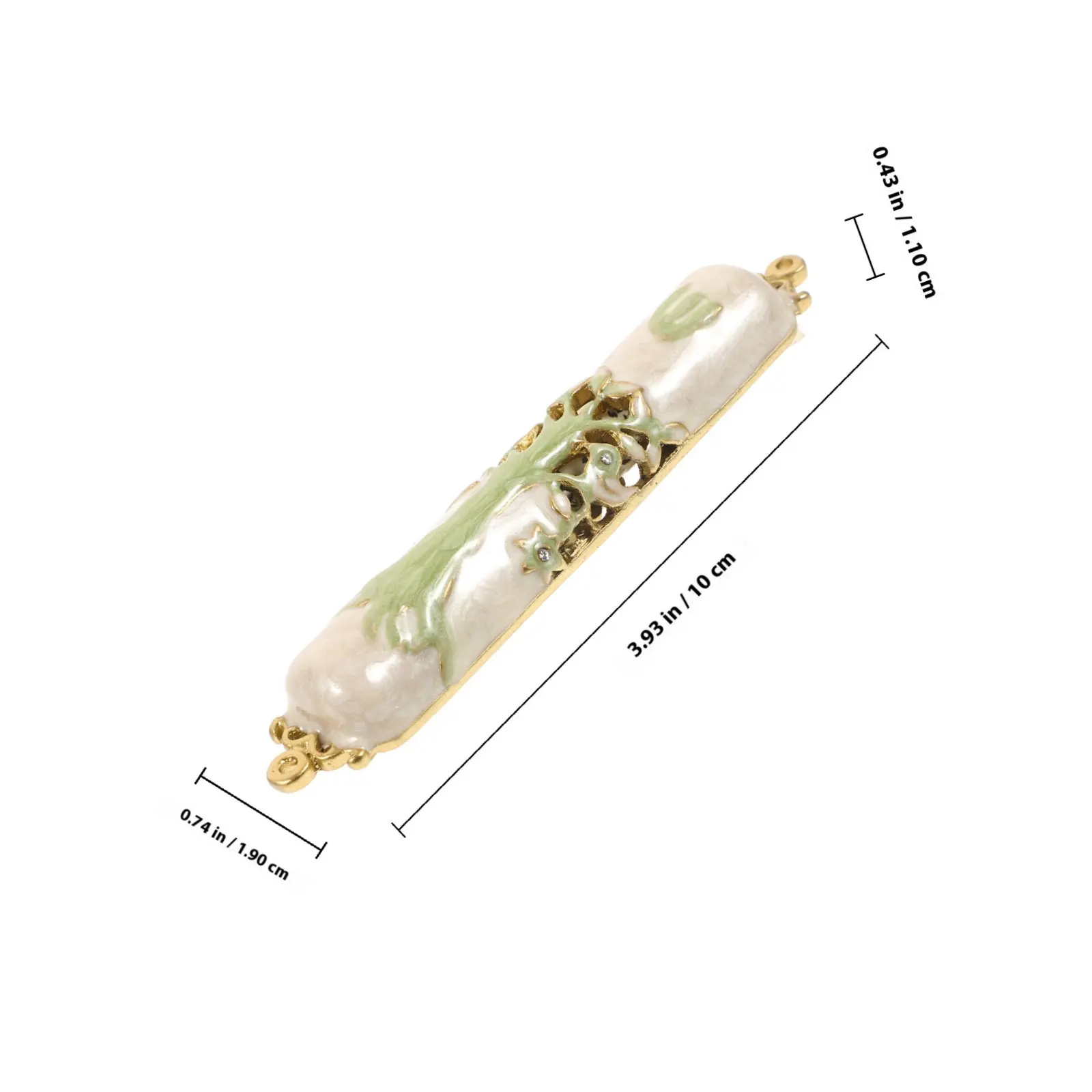 Craft Holy Mezuzah Metal Retro Design Religious Decoration Door Mezuzah Home Temple Ambiance Enhancer Symbol