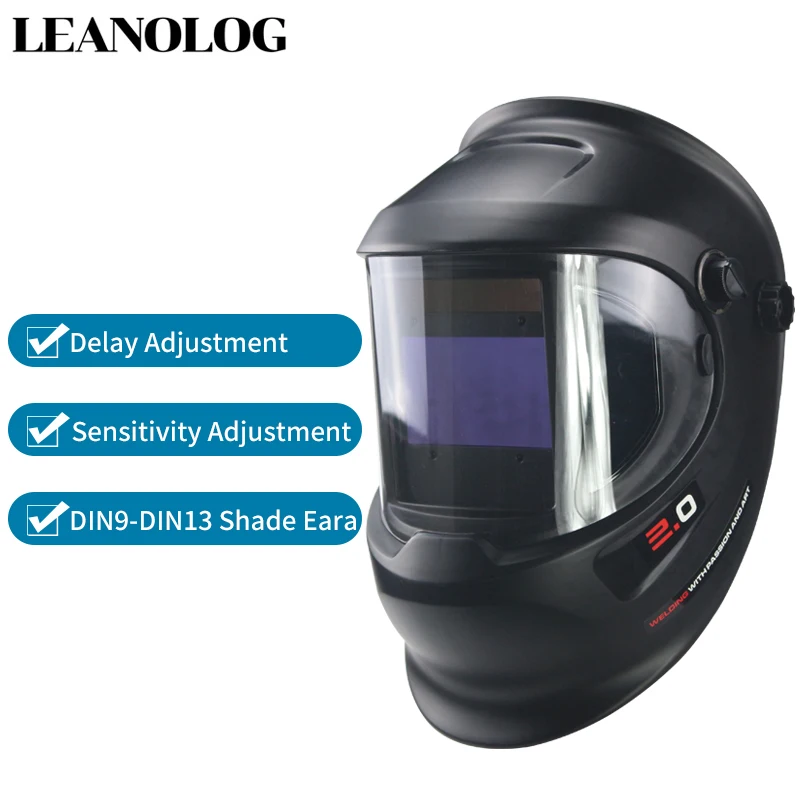 New  Big View 360°  with Side Window DIN9-DIN13 Welding Mask Welding Helmet