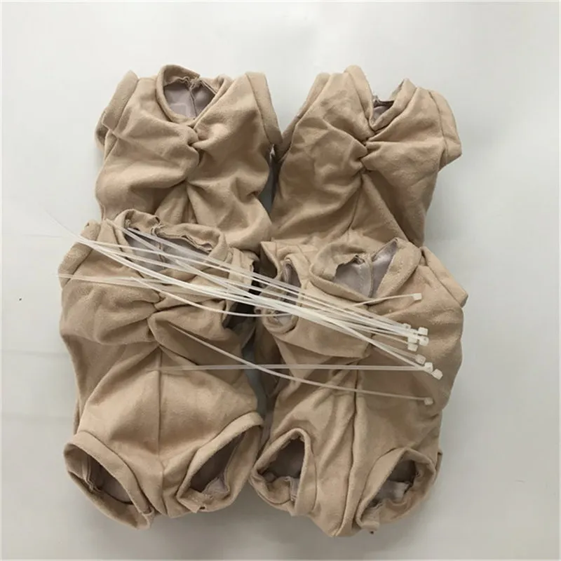 With zip rope 10 pieces / lot 18 22 24 28 inch Reborn doll Polyester Fabric Cloth body DIY Reborn baby Accessories