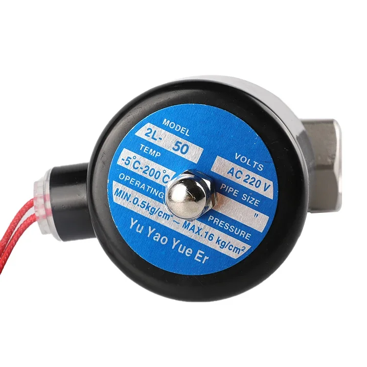 110v ac dc12v 30bar forklift part air condition automotive mini 12v thermocouple ss304 screw steam solenoid valve