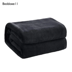 Musim Semi Musim Dingin Musim Dingin Flanel Selimut Berbulu Hangat Lembut Sofa Cover Seprai Solid Biru Hitam Karang Bulu Mewah Selimut untuk Tempat Tidur 8 penjualan terbaik selimut mewah - №
