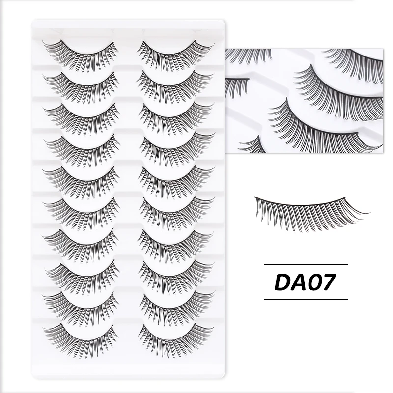 DINGSEN Anime-Wimpern, Vollstreifen-Wimpern, 10 Paar, dicke Wimpern, wiederverwendbare falsche Wimpern, Großhandel für Make-up, Beauty-Wimpern – Detail 7