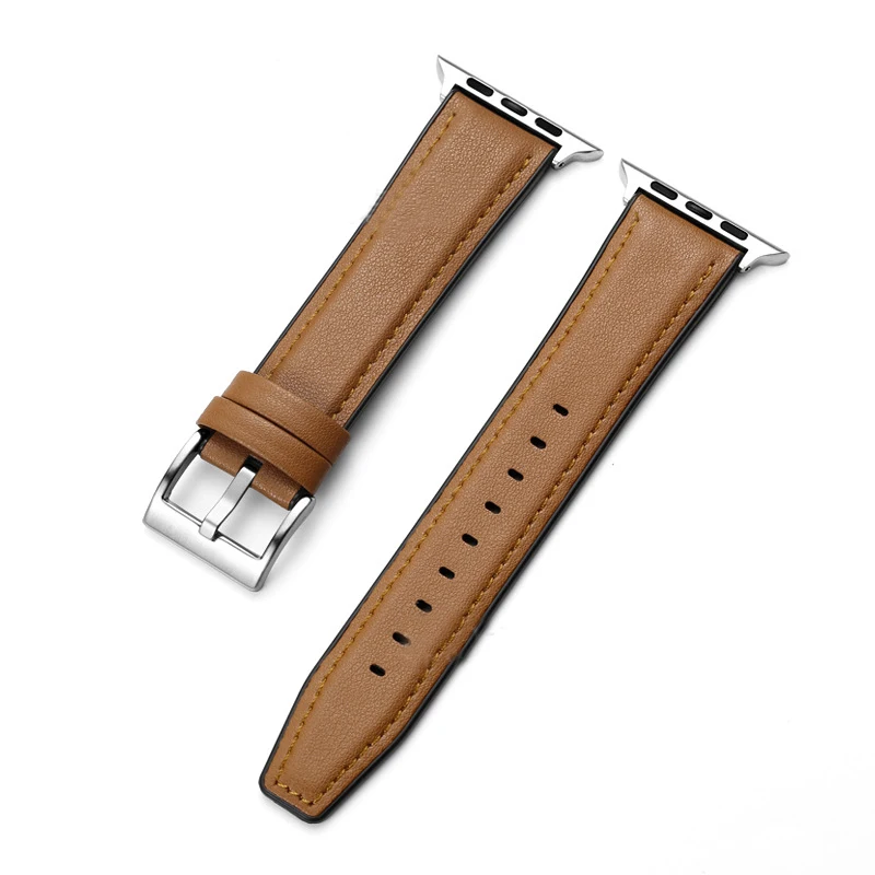 49 45 44mm cinturino in pelle siliconica per IWO Series 6 7 8 Ultra Smart Watch T500 W27 XS8 Smartwatch T900 Pro S8 X8 Max braccialetti