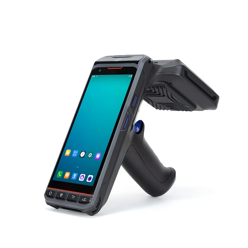 RFID Reader Google PDA 8core 5.5 InchesTouch Screen Android13 Handheld Terminal 1d/2d Terminal Device 4000Ah With WIFI 4G T55UHF