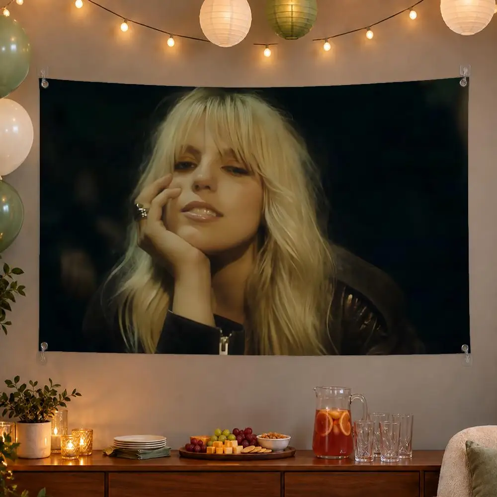 Trending Singer Reneé Rapp Flags Wall Hanging Banner Indoor Outdoor Party Home Wall Decor Backdrop
