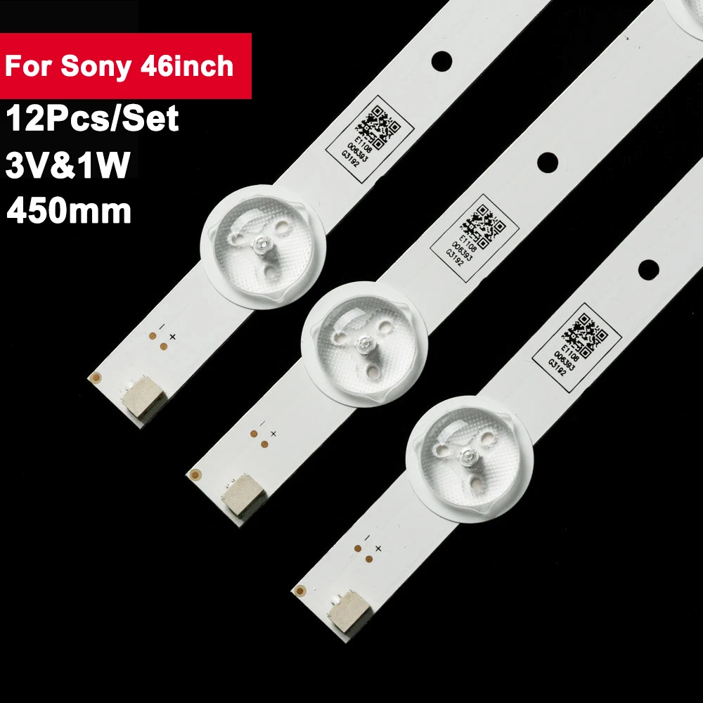 

450mm Tv Backlight Led Strip for Sony 46inch 12Pcs/Set Led Light Bar KLV-46R476A KLV-46R470A KLV-46R479A KDL-46R450A KDL-46R473A