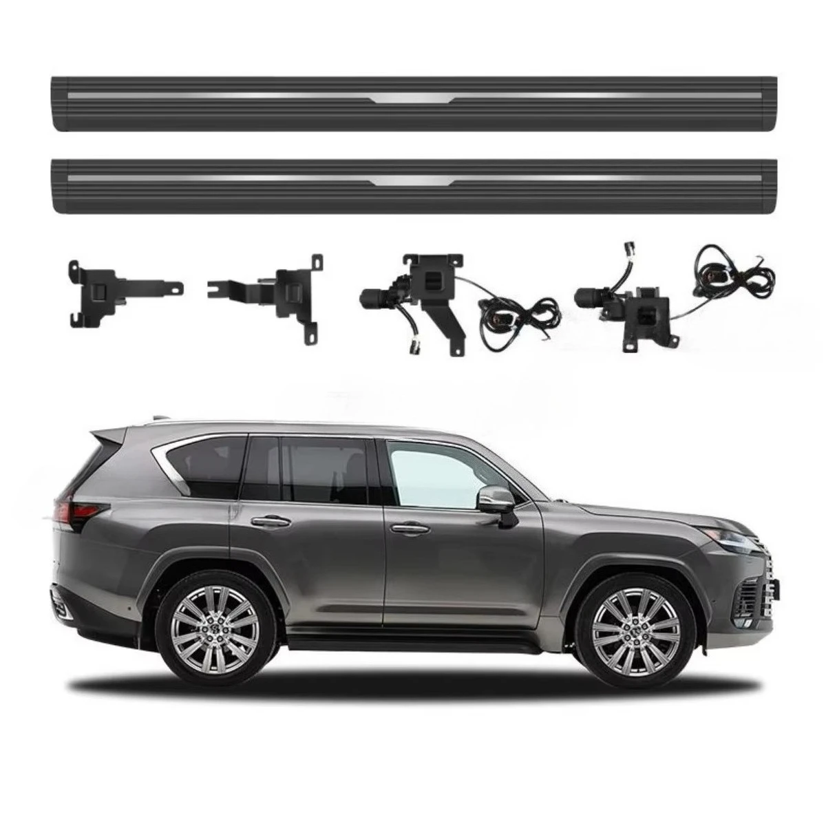For Lexus RX450 2023+ Aluminum Alloy Automatic Retractable Pedal Intelligent Dedicated Electric Pedal Accessories