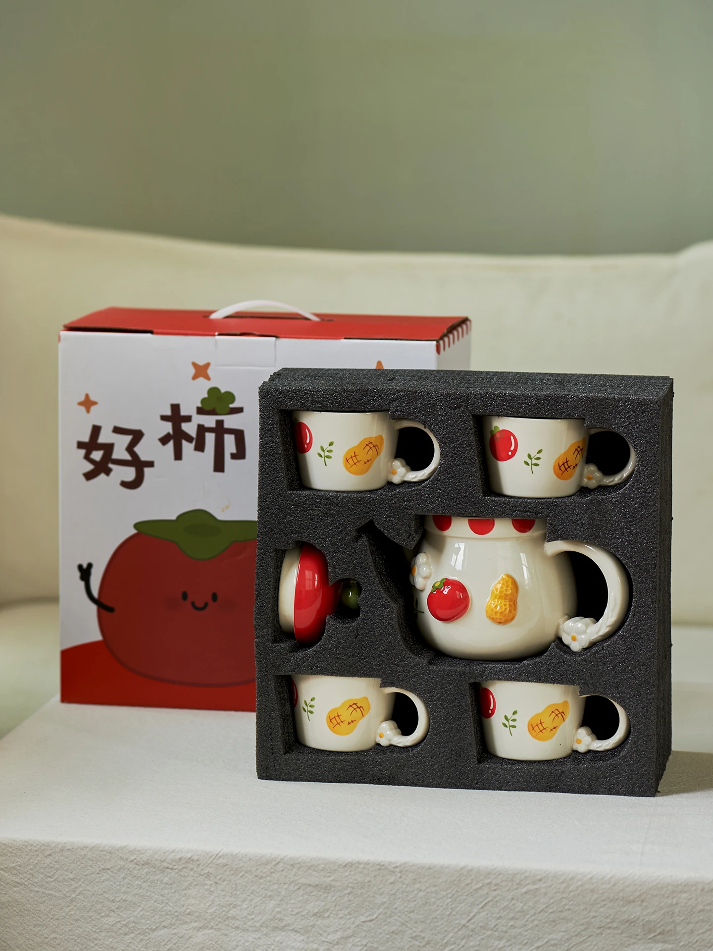 

Креативный практичный подарок на день рождения: Элитный чайный набор ручной работы для лучшей подруги/девушки