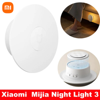 Original Xiaomi Mijia Night Light 3 Version Motion Sensor Adjustable Brightness Smart Human Light Sensor Night Lamp Bedroom New