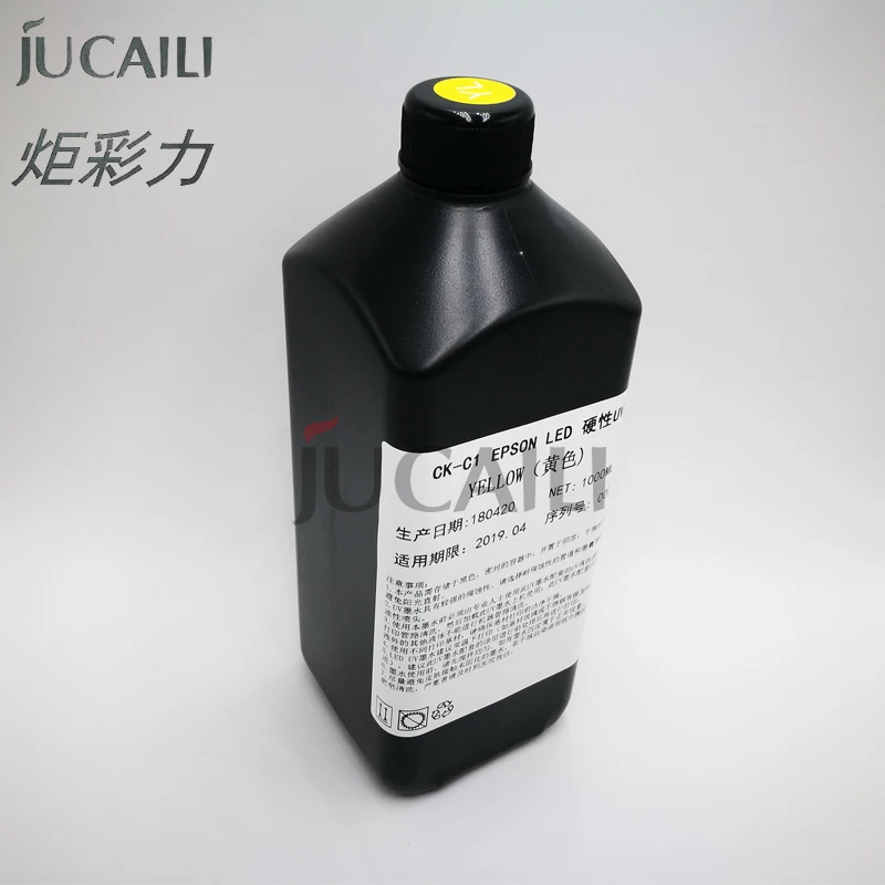 Imagem -05 - Jcl 1l Couro Flexível Tinta Dura para Epson Dx5 Dx7 Tx800 Impressora Plana uv Garrafa a2 a3 a4 L1800 L805 R2000 R1390