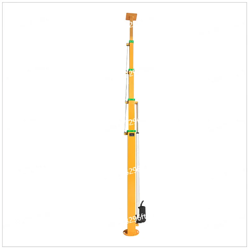 Vertical Galvanize And Powder Coat  Electric Mast Lift Portable 50Kg Steel Self Propelled