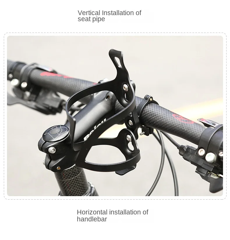 Bicycle Bottle Cage Conversion Aluminum Alloy Rack Hanging MTB Bike Kettle Bracket Adapter Water Cup Holder Cycling Accessories