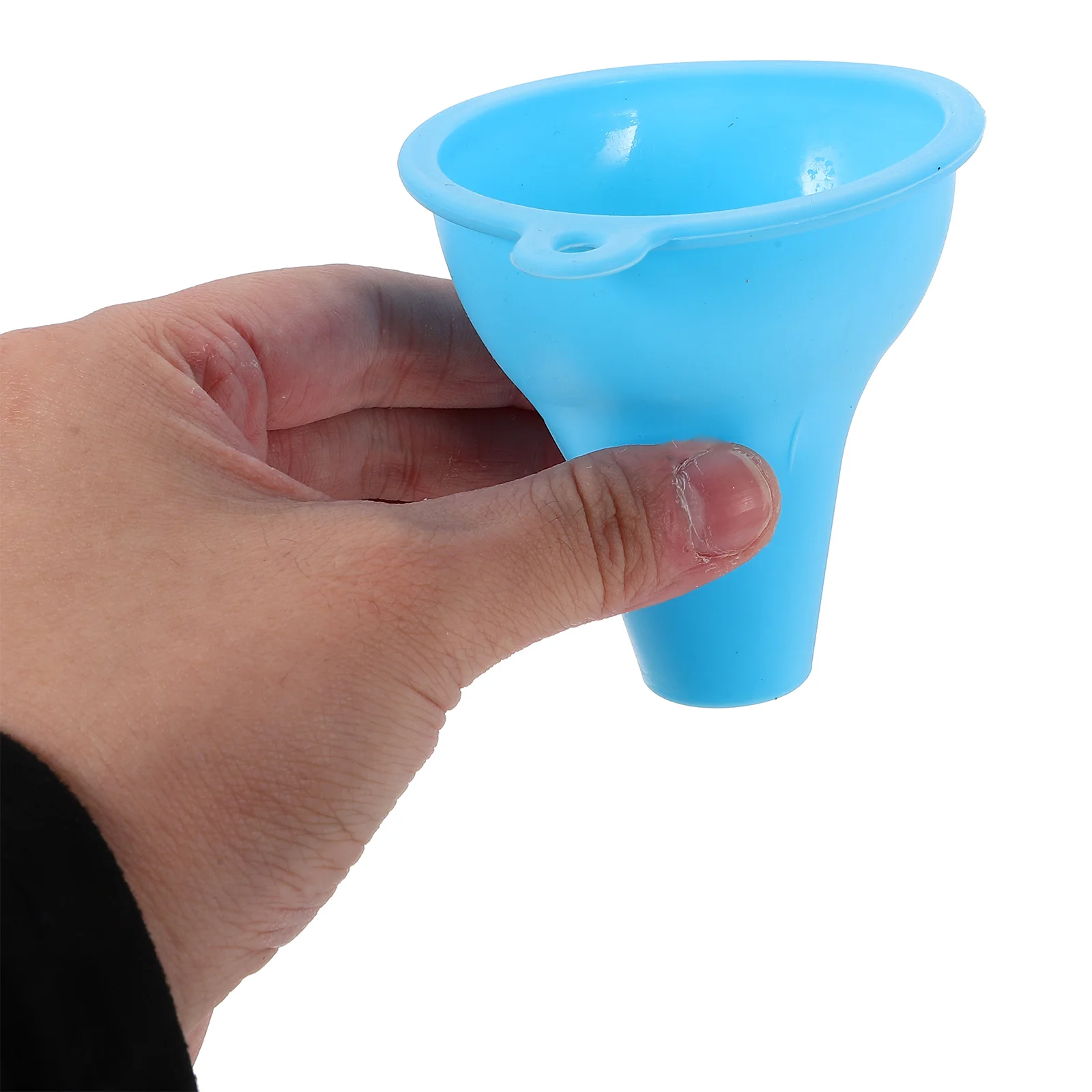 Funil de alimentos para animais de estimação, funis pequenos de silicone, transferência de líquidos, acessórios