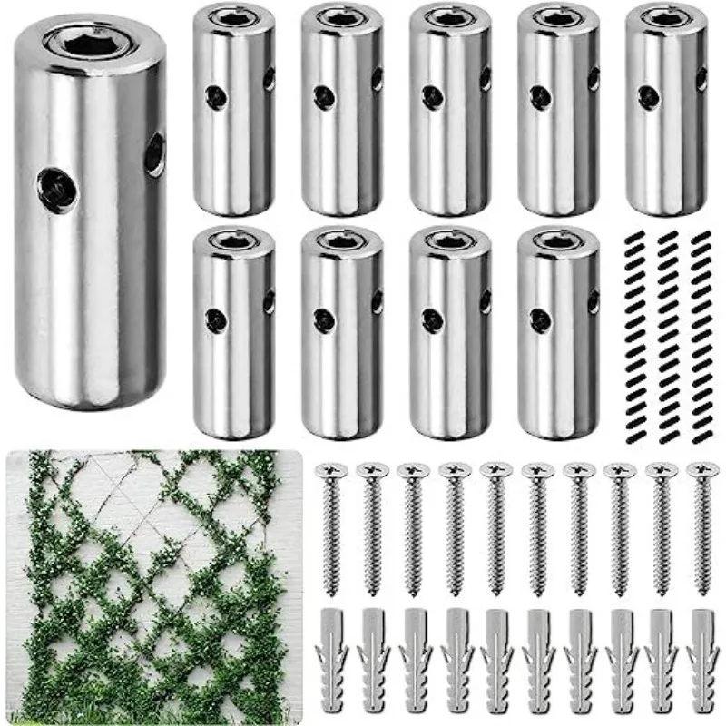 

Stainless steel plant climbing wire rope, stainless steel cross buckle set