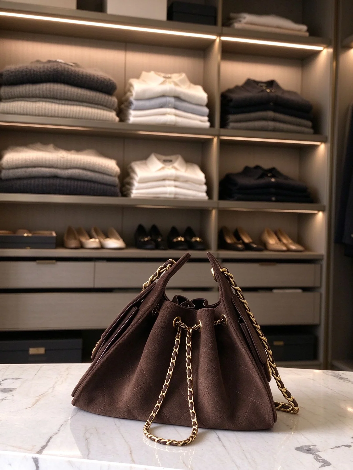Wedding Guest Women Designer Inspired Handbag Trendy Shoulder Bag Crossbody Bag Soft PU Leather Ladies Tote Bag Practical Female Purse Multi Pocket Bag For Wedding Guest Party Dating Holiday Gift For Ladies