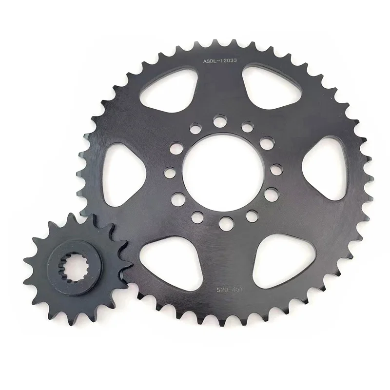 520 45T/15T Motorcycle Front Rear Sprockets For Suzuki DR200 G,H,J 86-88 DR200 S DR200 SE DR 200