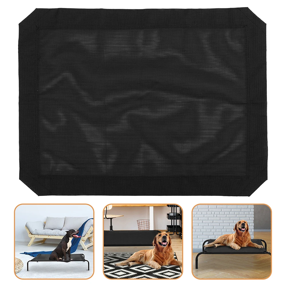 

Elevated Dog Bed Cover Replacement Breathable Mesh Pet Cot For Indoor Outdoor Use Durable Cooling Pet Bed Hammock For
