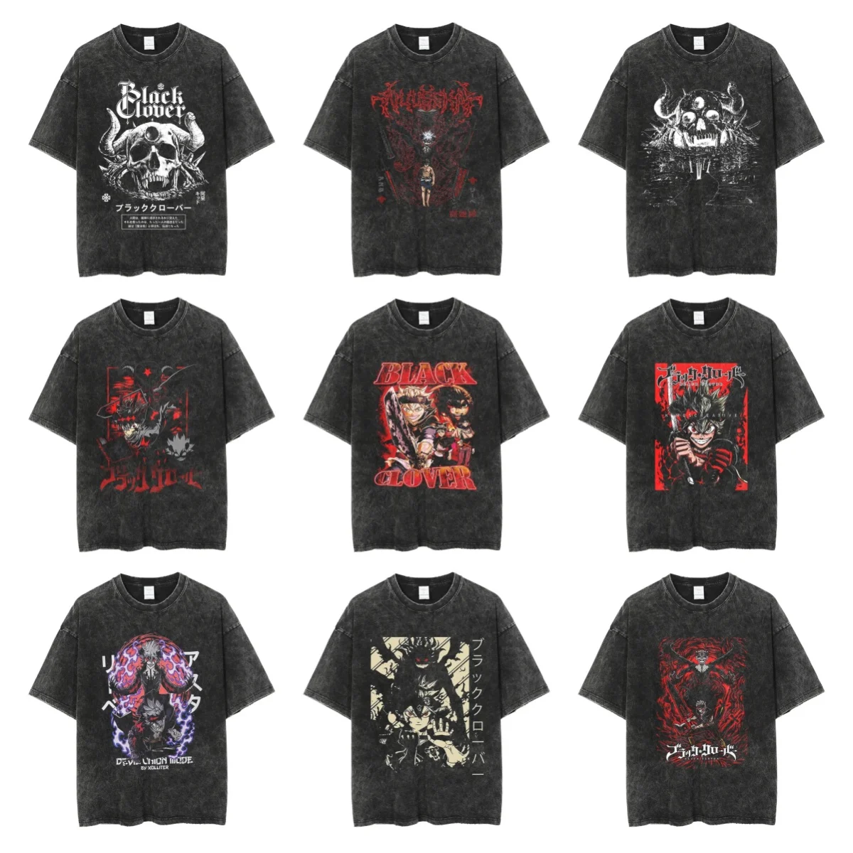 انمي ياباني الجرافيك تي شيرت 2025 القطن قصير الأكمام التي شيرت بلايز الهيب هوب الرجال النساء الشارع الشهير غسلها الأسود Harajuku تي شيرت