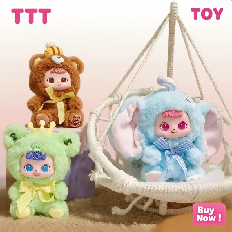 

Новинка 2025 года, слепая коробка, мультяшная серия «Лес Фантазия», виниловая слепая коробка, кукла, милая кукла в виде лесного животного, украшение для спальни, сумка, подвеска