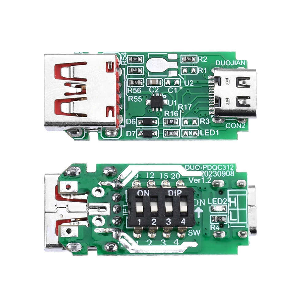 Type-C Usb-C Pd/Qc Decoy Dial Gear Aging Test Fast Charge Trigger 5V/9V/12V/15V/20V Five-Speed Switching