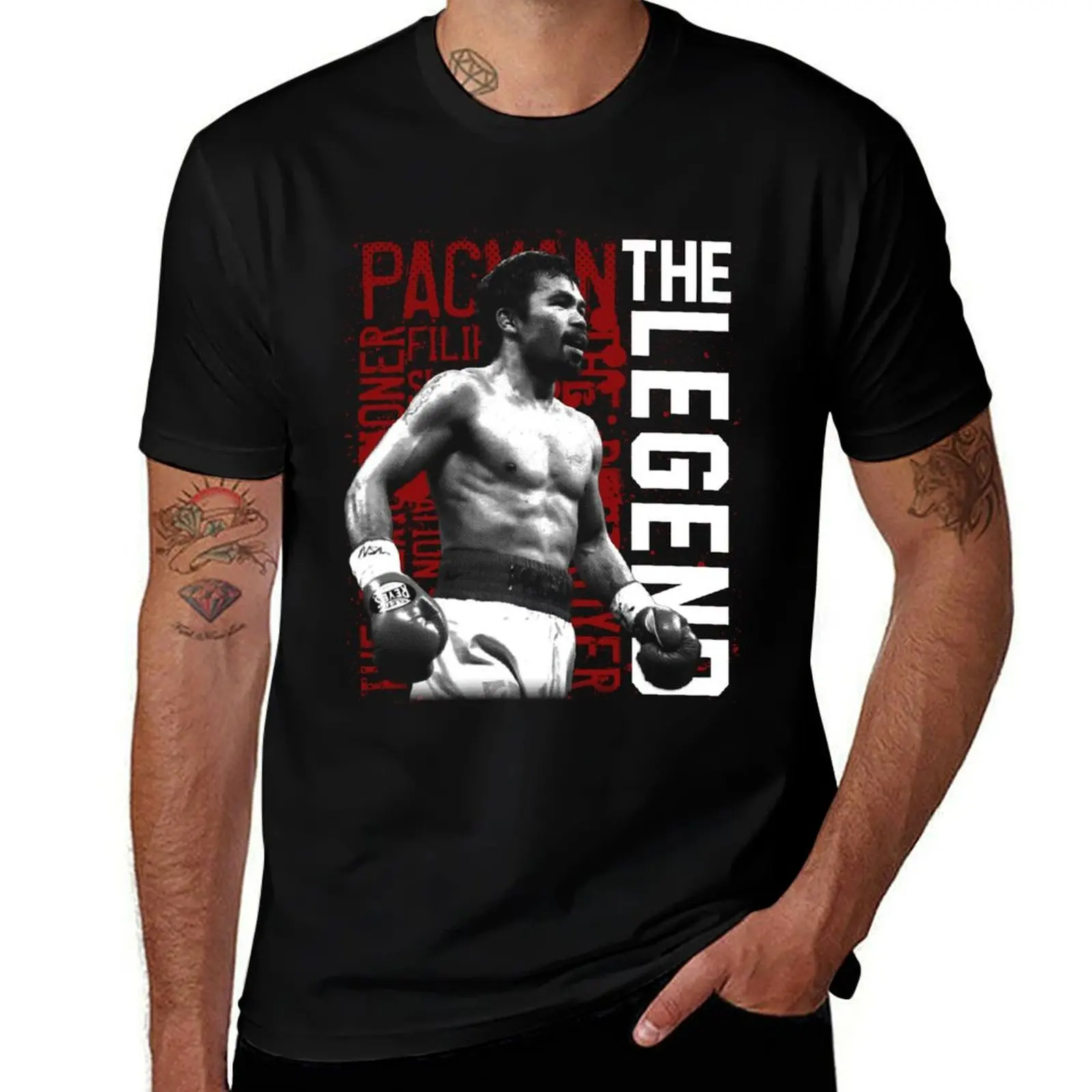 

THE LEGEND x MANNY PACQUIAO T-Shirt Plus Size Lightweight Top