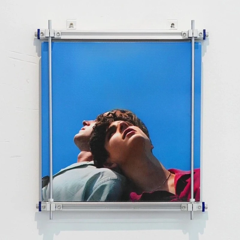 

Picture rack, wall photo frame, wall-mounted poster display rack, storage hanger