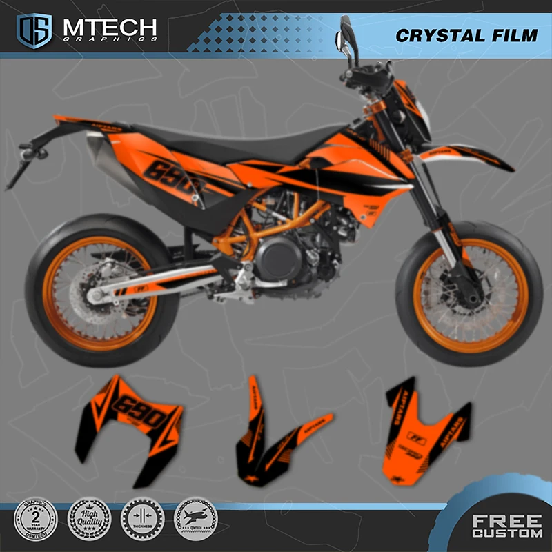 

DSMTECH Custom Motorcycle Graphics For KTM 2012 2013 2014 2015 2016 2017 2018 SMC-R690 Decals Stickers Kits 010