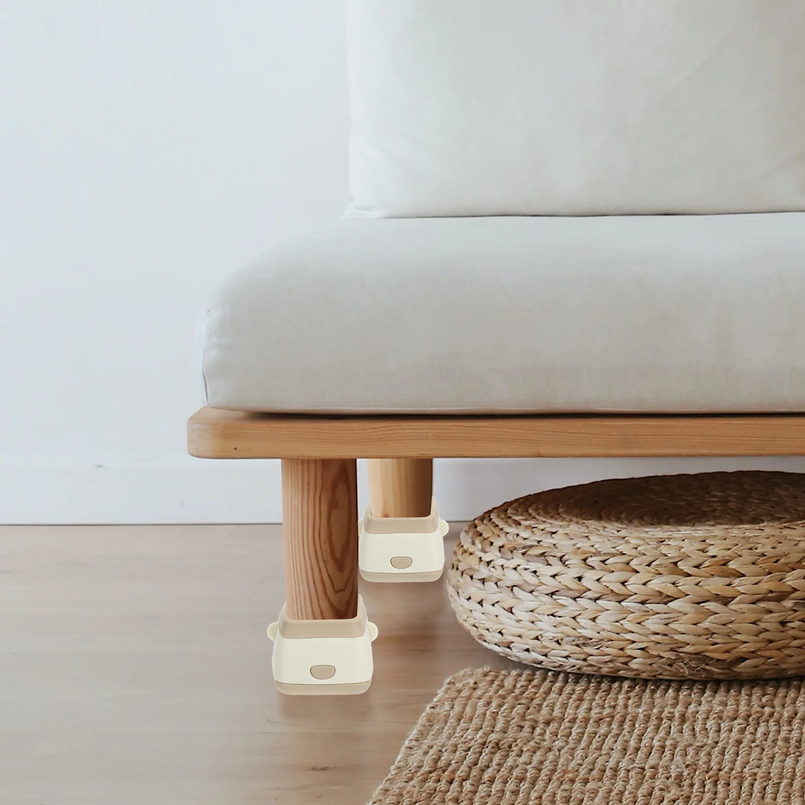 

4Pcs Chair Feet Covers Protective Silicone Non-Slip Furniture Leg Pads for Home Office Dining Room Bar Stool Table Protection