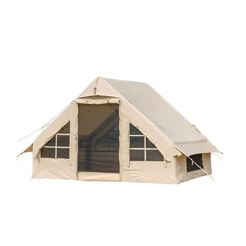 

4 Season Inflatable Camping Tent Easy Setup Waterproof for Family Outdoor Hiking Beach Glamping