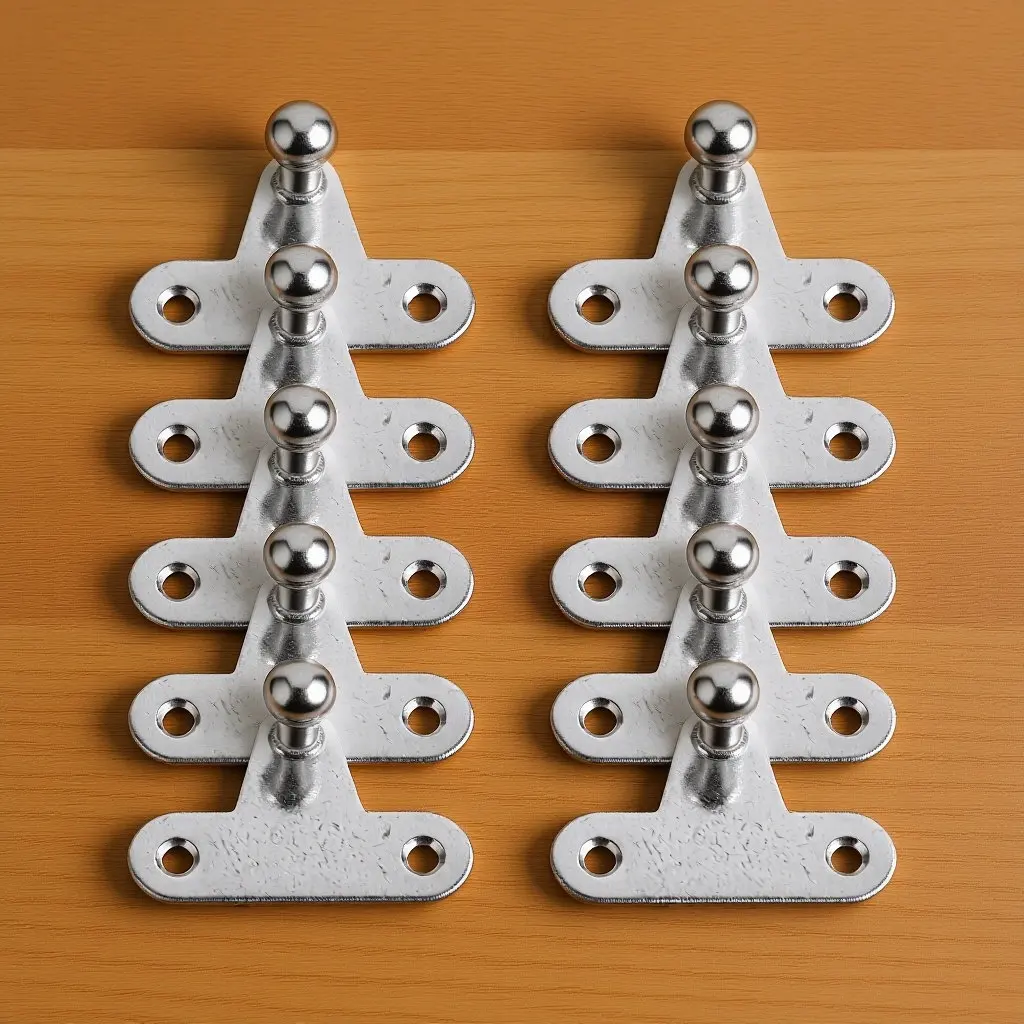 10Pcs Robust Strut Brackets Gas Spring Mount Ball Bracket for Cars Trucks Trailers Toolboxes Rvs Cabinets