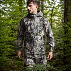 Chaqueta impermeable de punto de rocío de cuatro estaciones para hombre de alta calidad