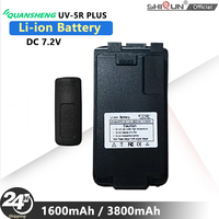 UV 5R Plus Li-ion Battery Quansheng DC 7.2V 3800mAh Battery BPK5 For UV-K6 Walkie Talkie UV K5 UV K58 Two Way Radio Rechargeable