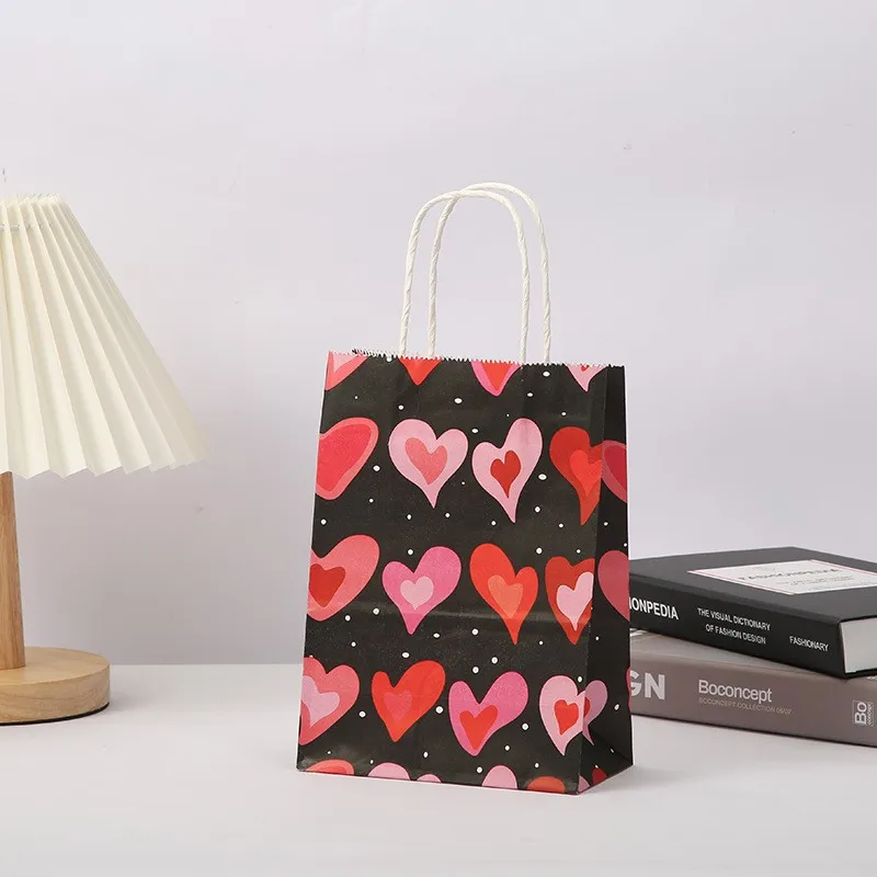 StoBag, Charming Valentine's Day Gift Tote Bags, Stylish, Eco-Friendly Paper, Perfect for All Your Gifting Needs, for wedding