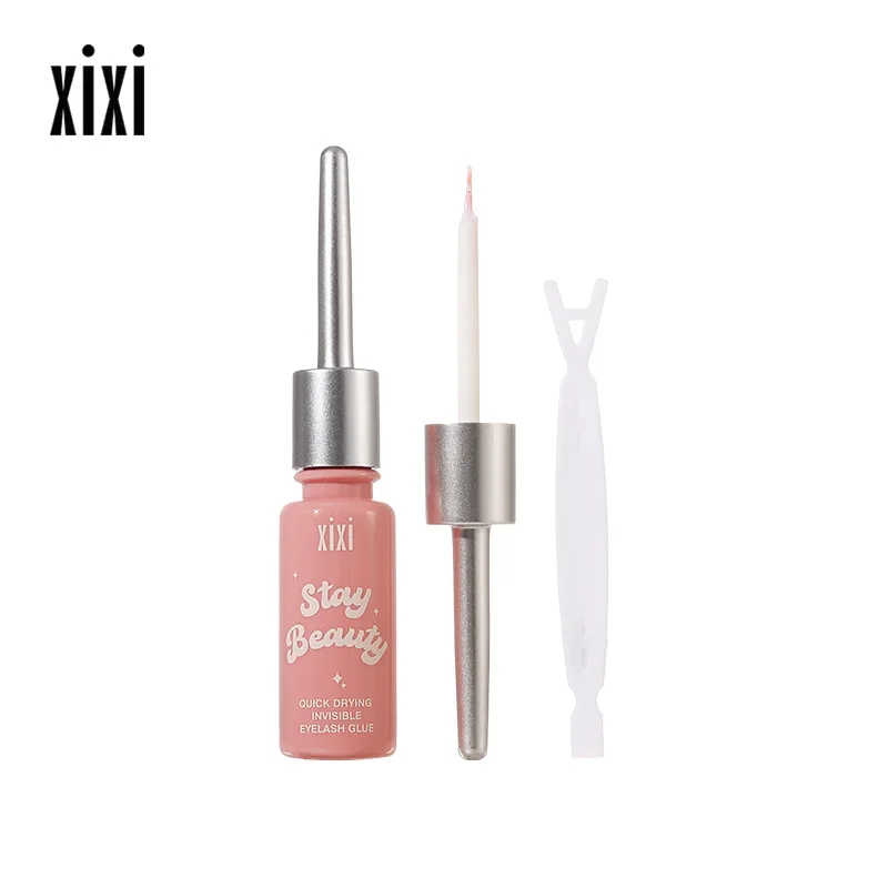 xixi quick-drying invisible false eyelash glue is long-lasting, mild and non-irritating, transparent and easy to operate.