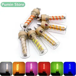 LED USB Filament Light Bulb Warm Yellow Red Green Blue Pink White DC5V Touch Adjustable Brightness Nightlight Bulb Easy To Carry