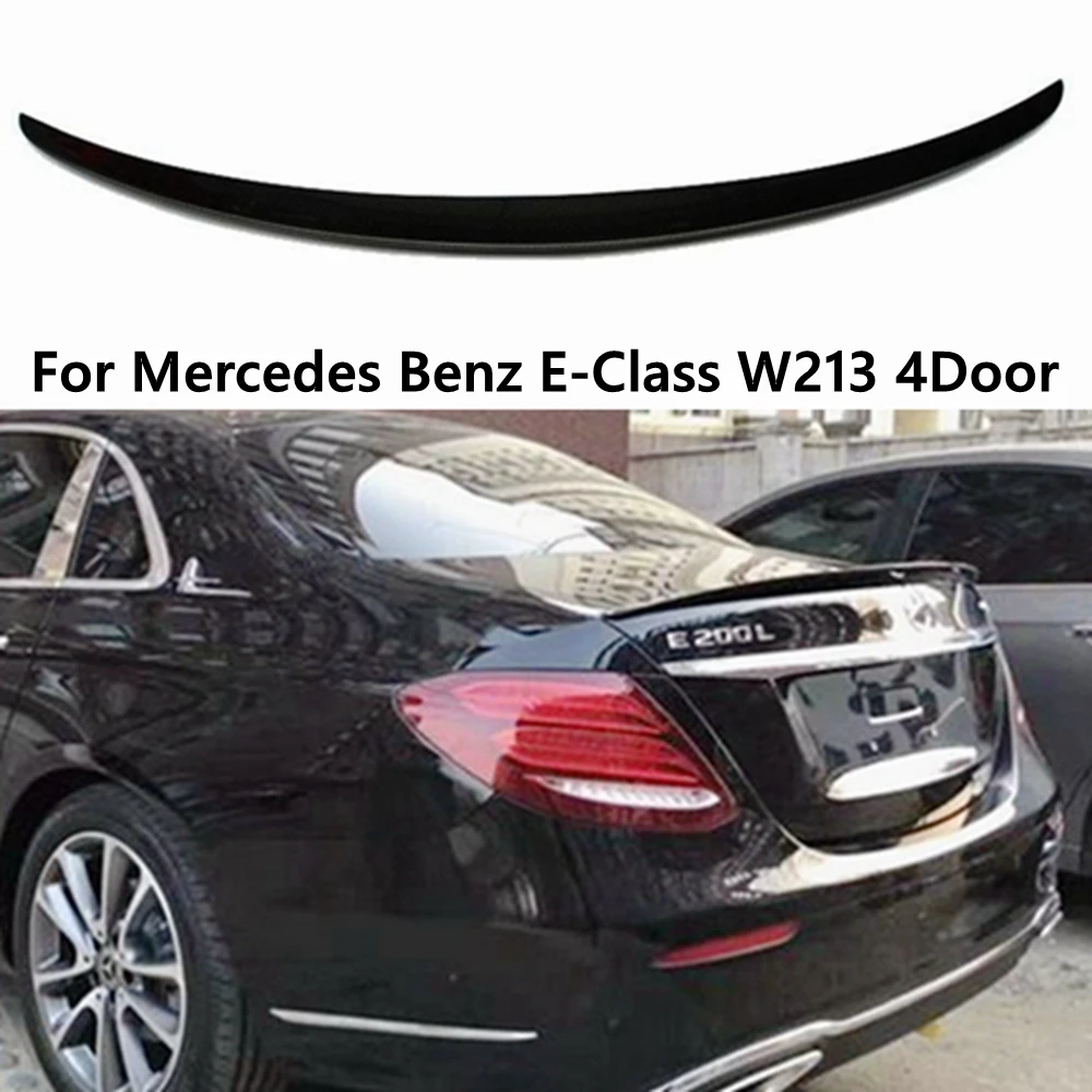 

For Mercedes-Benz E-Class W213 4Door Sedan AMD Style Carbon Fiber Rear Spoiler Trunk Wing 2016-2023 FRP Forged carbon