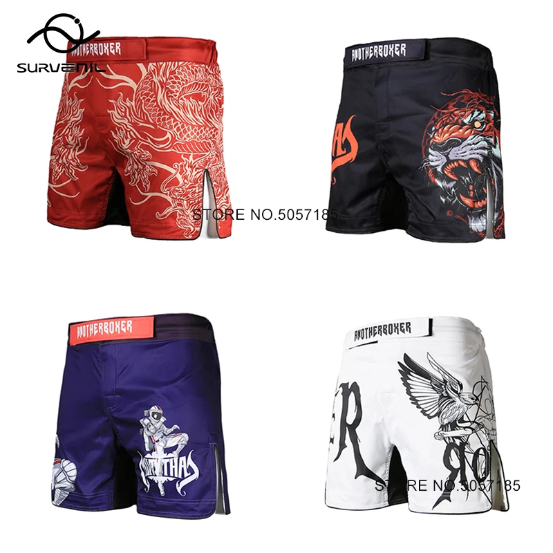 

MMA Shorts Men Tiger Muay Thai Boxing Shorts Martial Arts Combat Wrestling Grappling Clothing Gym Kickboxing Cage Fight Pants