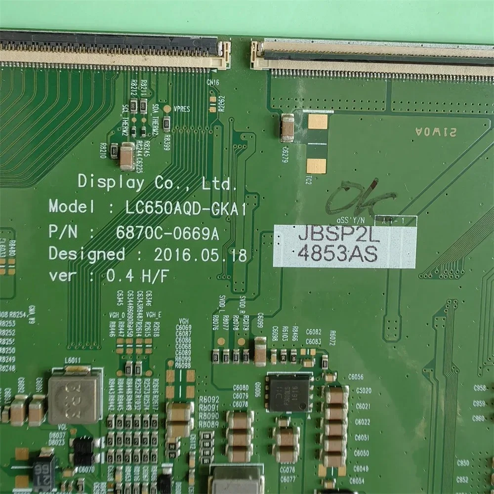لوحة المنطق 6870c-669a 6870c-669b 6871L-4853A هي 65QLED873/12 55pos900-12 55S8 55S9D 55Q5A 55X9863DB