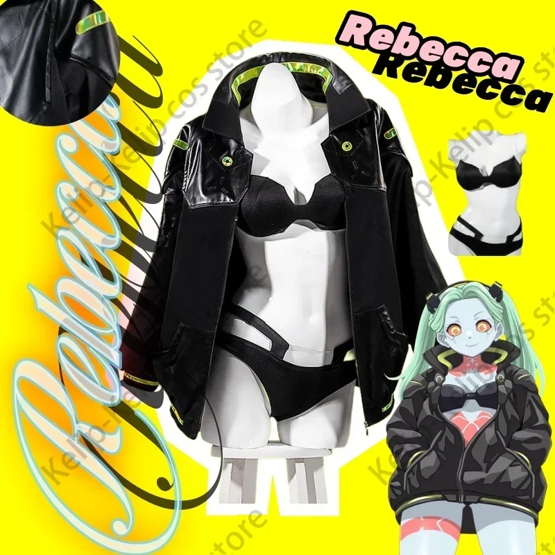 Rebecca Cosplay Kostuum Sexy Vrouw Bh Slipje Fancy Dress Halloween Kerst Outfit