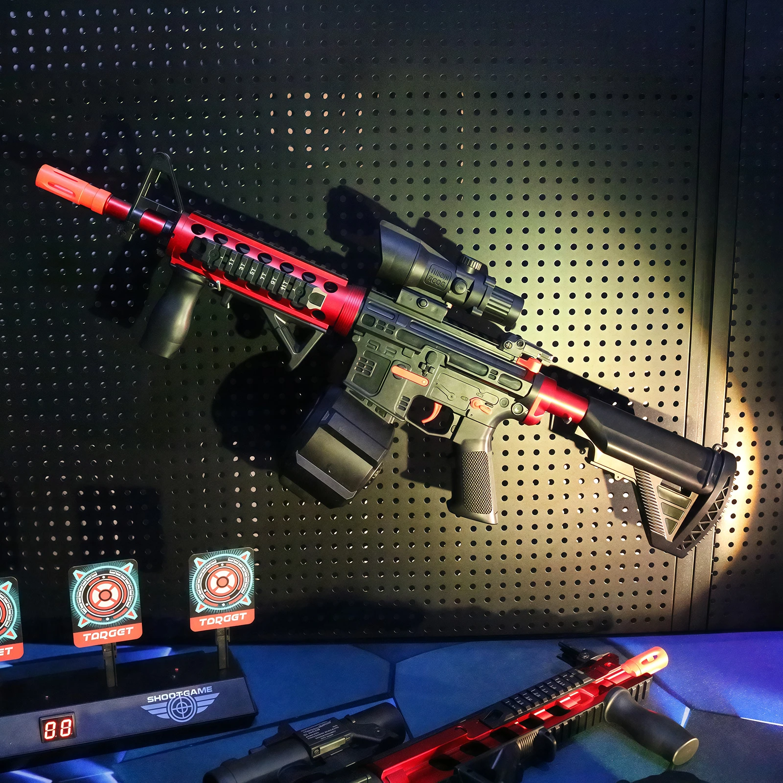 Pistola de brinquedo elétrica M416 Gel Ball Blaster, modo manual/automático, recarregável - adequada para jogos de tiro ao ar livre de verão