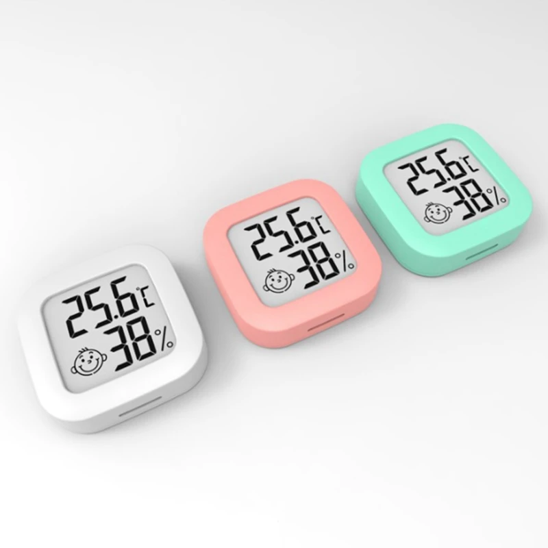 Mini Digital Thermometer Hygrometer Indoor Room Humidity Gauge Meter LCD Display Temperature Sensor Gauge