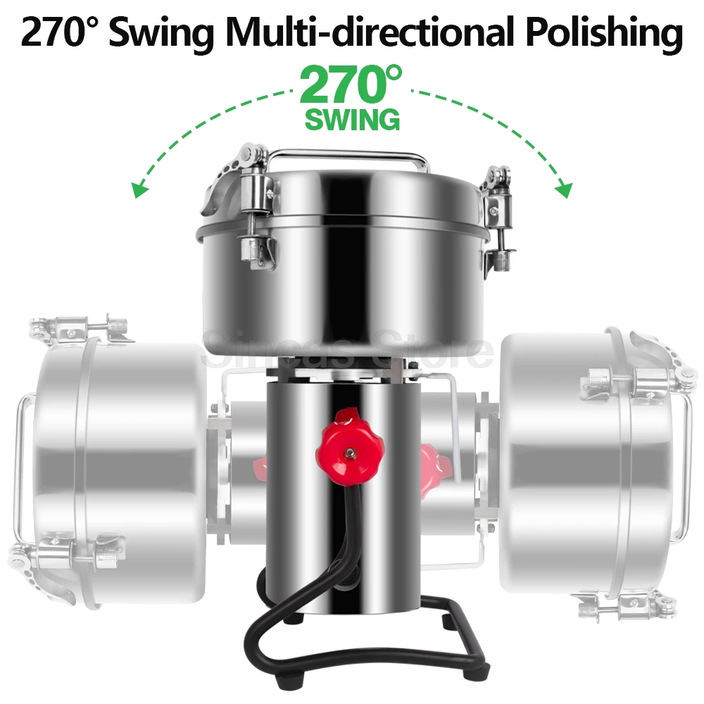 Körner und Getreide Mühle Hochgeschwindigkeitsgewürze Maismühle Kaffee Trockenfutter Mühle Maschine Ultrafeine Mehlpulverbrecher Heimgebrauch