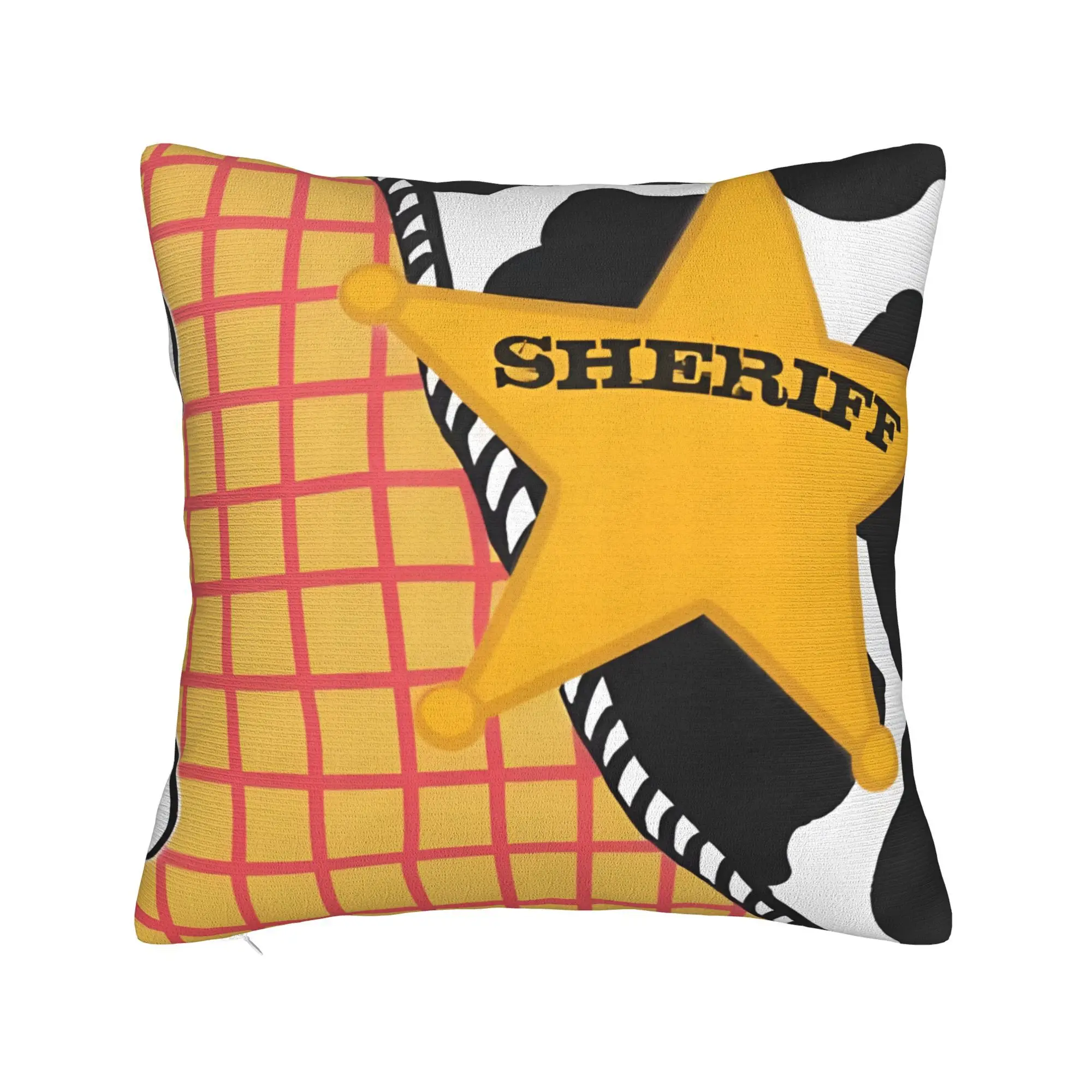 1pc Who Shot The Sheriff Decorative Pillowcases for Cozy Living Room And Bedroom Soft Durable And Machine Washable Without Pillow Cores