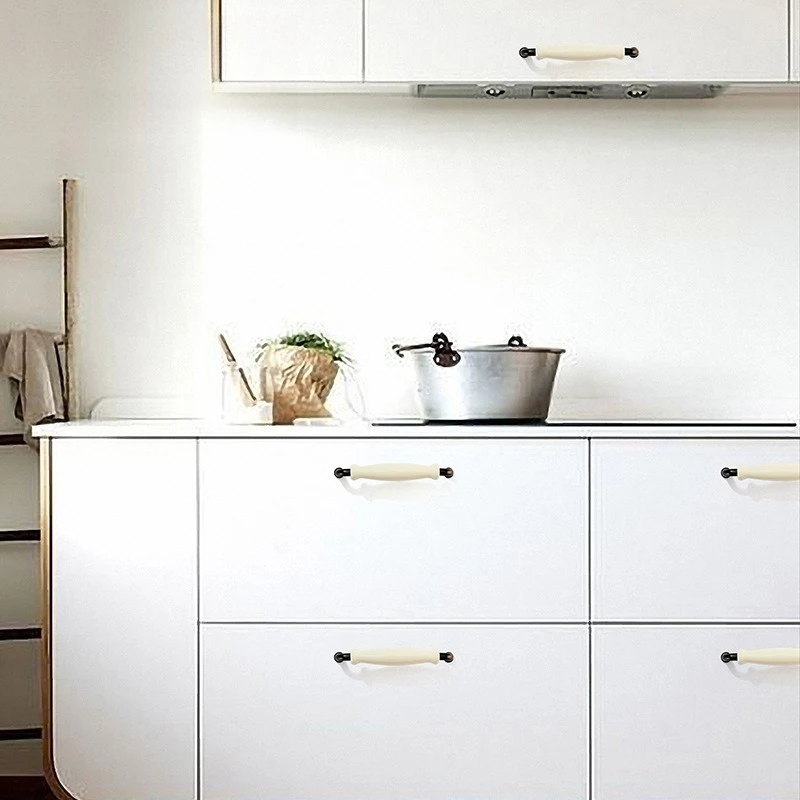 

Nordic style cabinet door handle, zinc alloy furniture, hardware cabinet door handle, wardrobe drawer cabinet door ceramic pulls